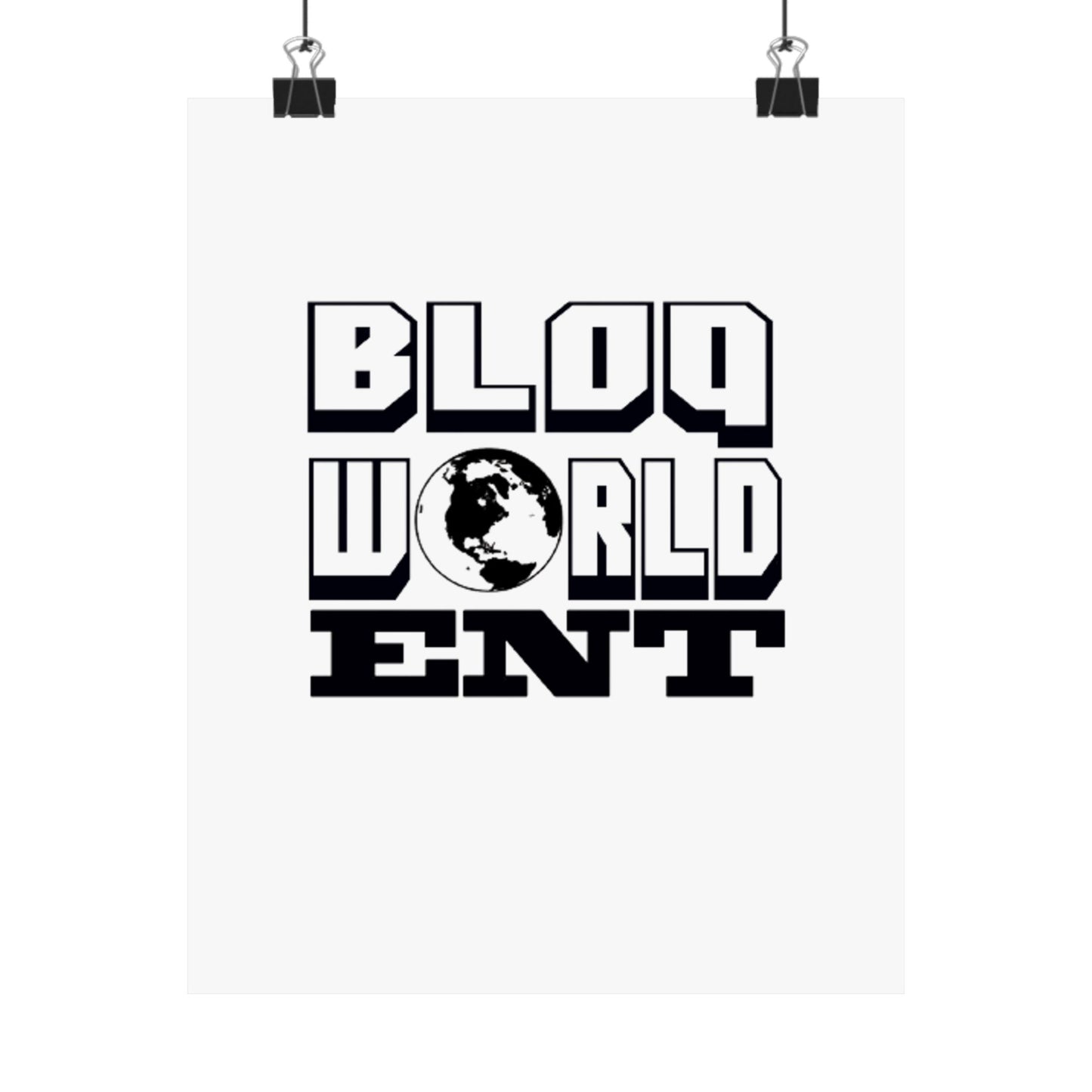BloQ World ENT Matte Poster