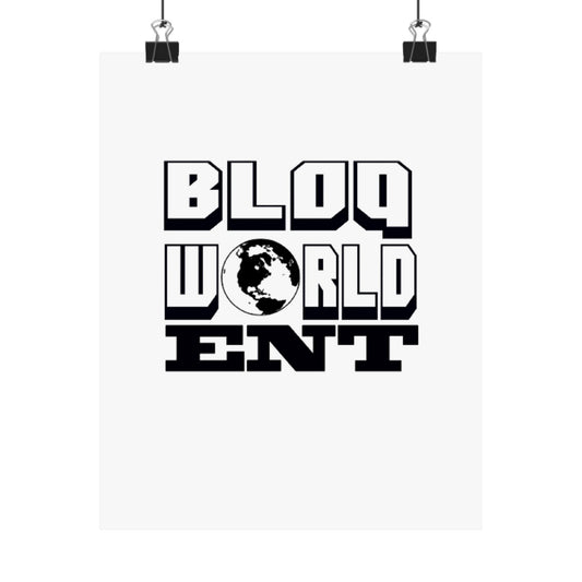 BloQ World ENT Matte Poster
